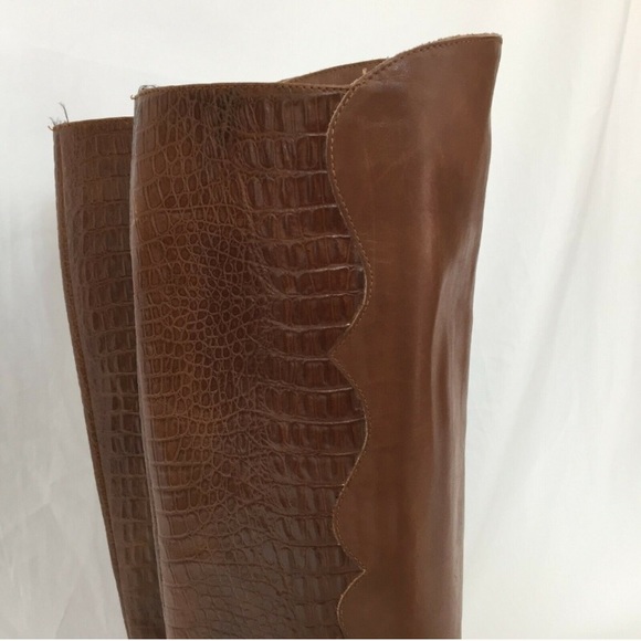 Vintage Knee High Italian Leather Boots - Picture 2 of 6